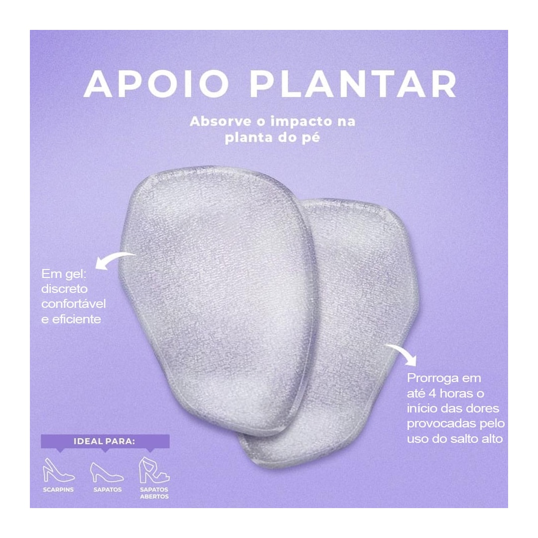 Apoio Palterm Plantar Gel 540 Unica Apoio Palterm Plantar Gel 540 Unica