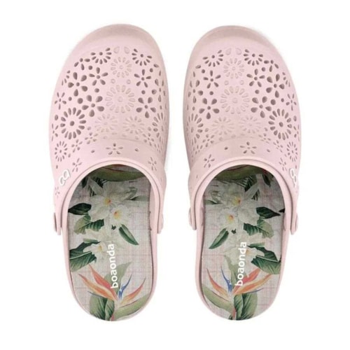 Detalhe - Babuche Boa Onda 1317-142 Rose Nude