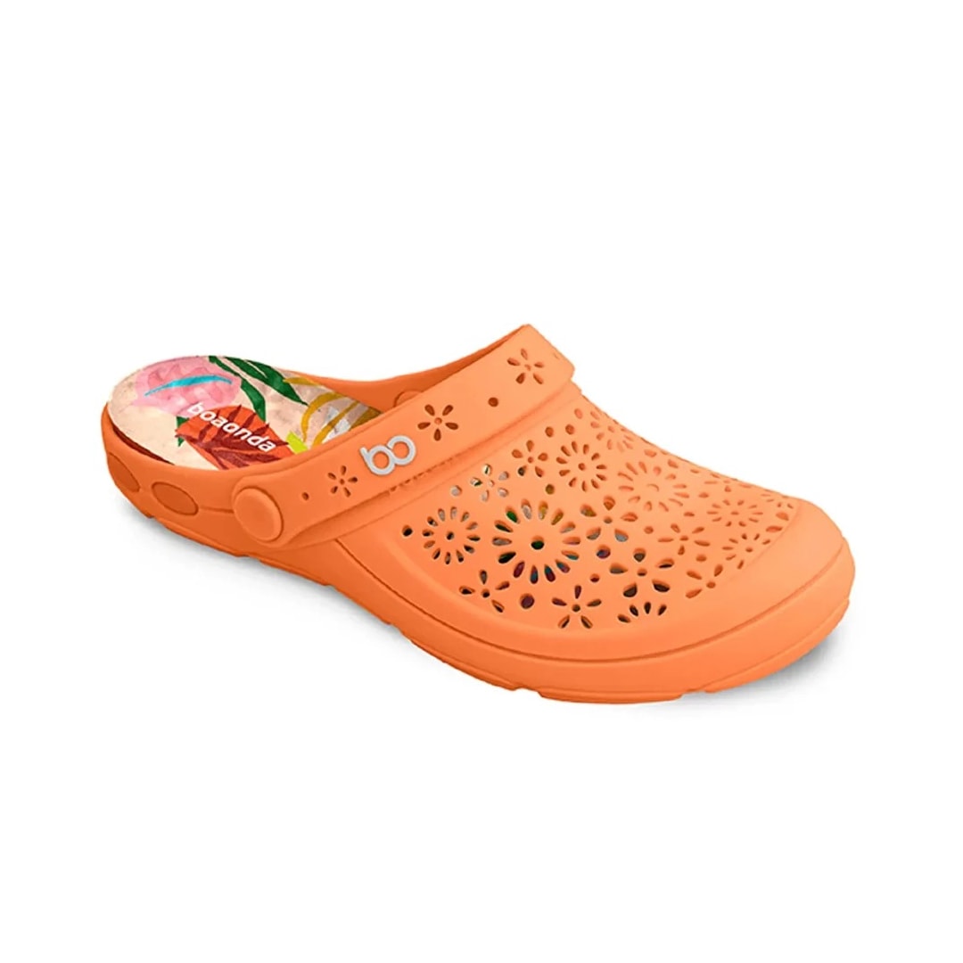 Babuche Boa Onda Nellie 1317-143 Tangerina Babuche Boa Onda Nellie 1317-143 Tangerina