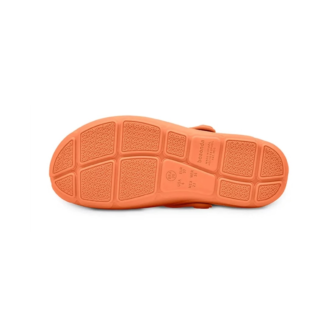Babuche Boa Onda Nellie 1317-143 Tangerina Babuche Boa Onda Nellie 1317-143 Tangerina