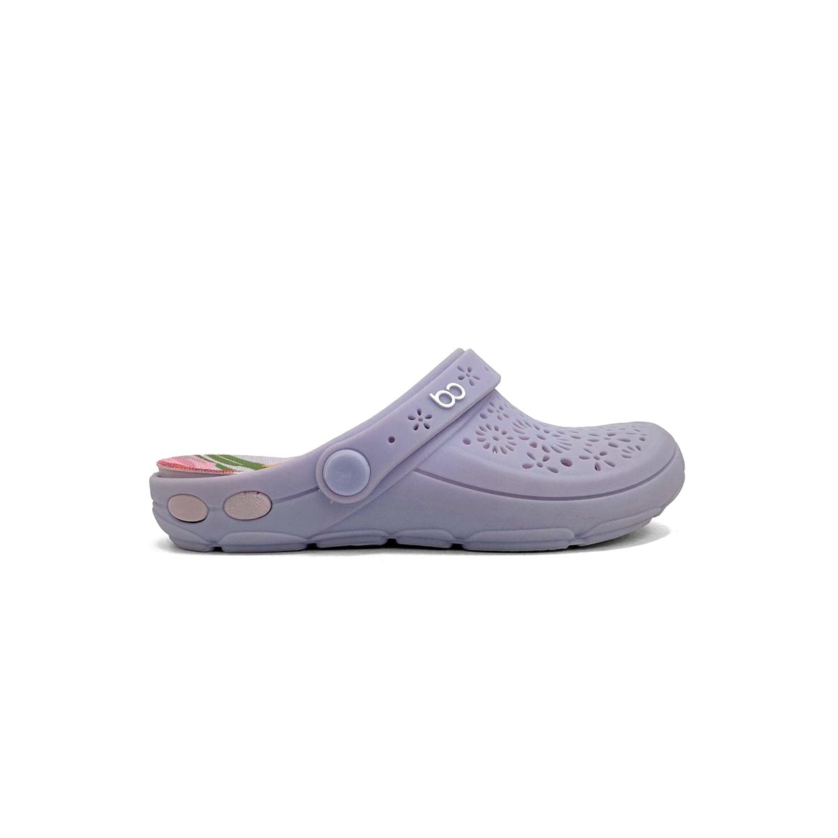 Babuche Estampado Feminino Nellie 1317-143 Boa Onda Lilas Babuche Estampado Feminino Nellie 1317-143 Boa Onda Lilas