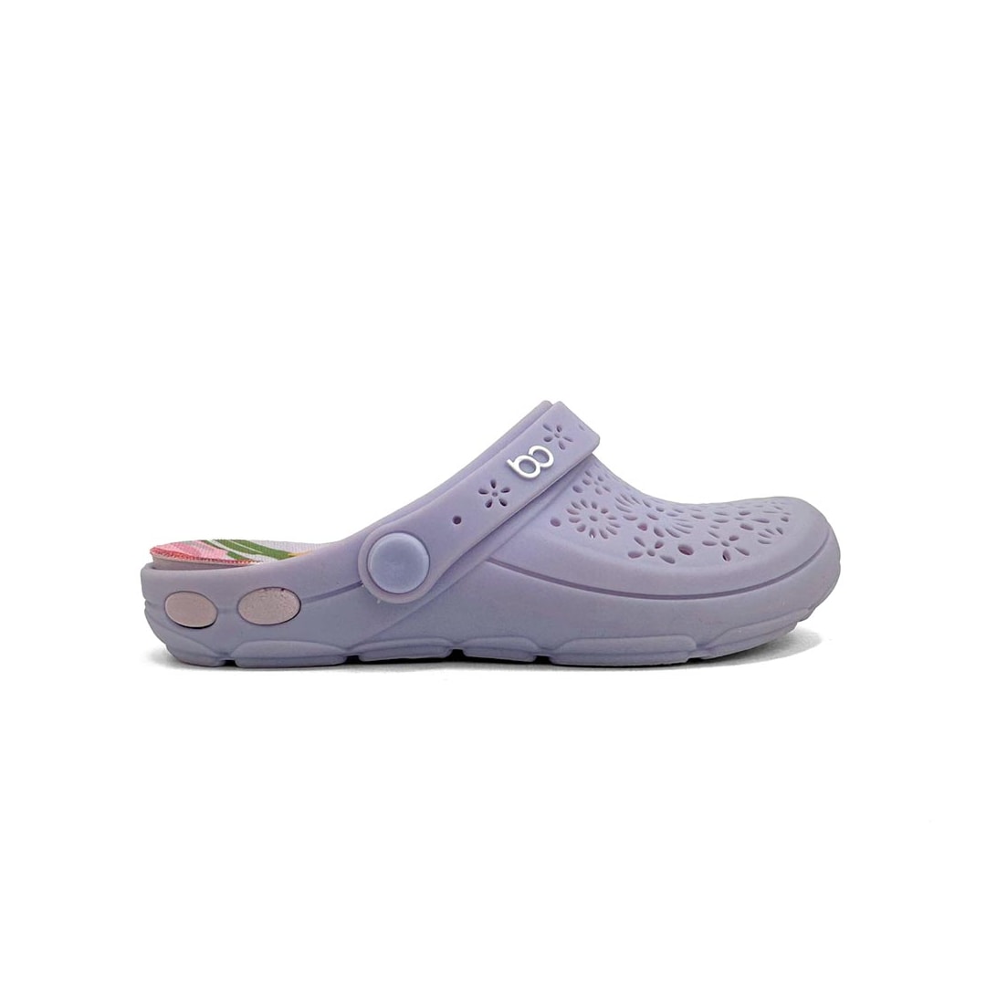 Babuche Estampado Feminino Nellie 1317-143 Boa Onda Lilas