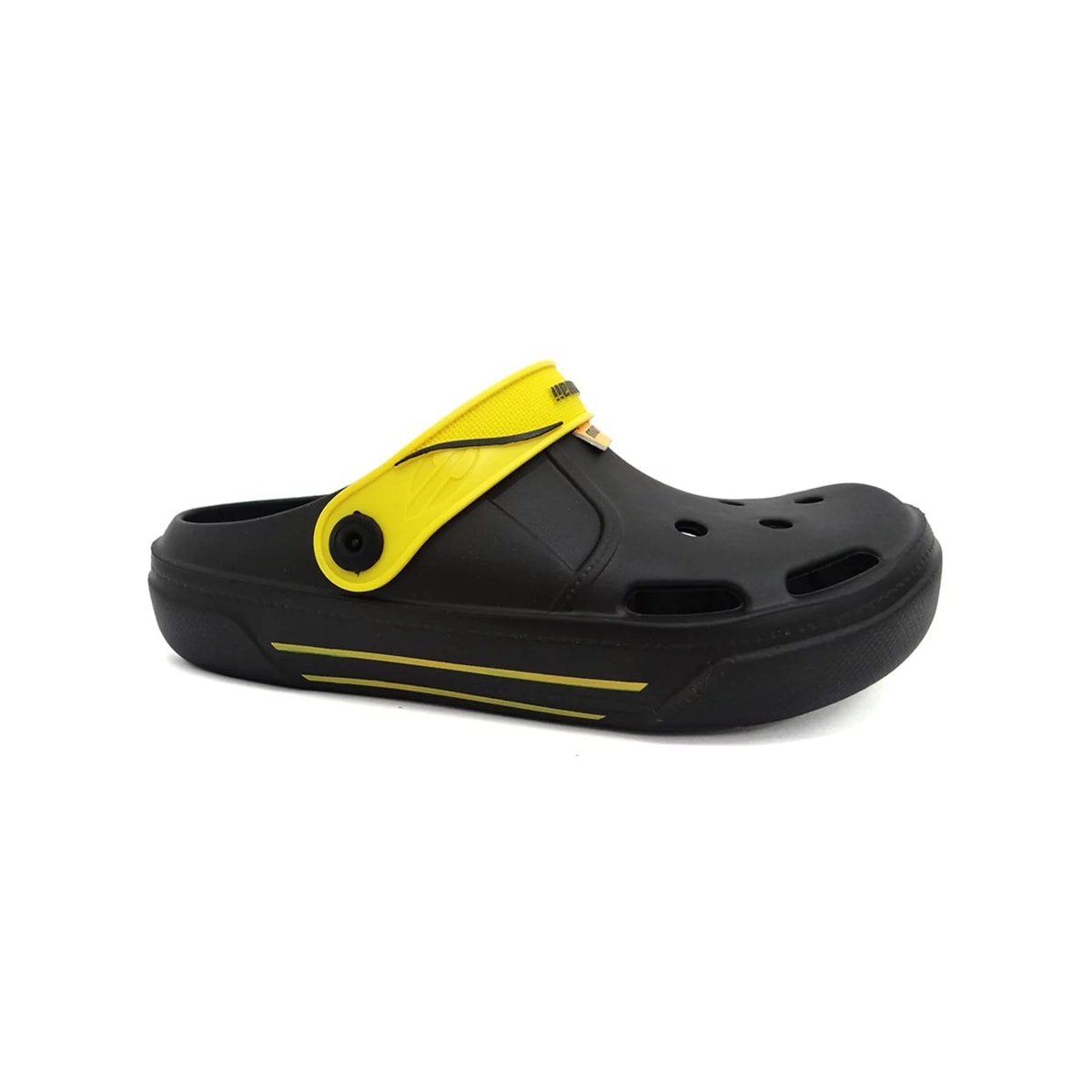 Babuche Grendene Masculino 12155 Preto/Amarelo Babuche Grendene Masculino 12155 Preto/Amarelo