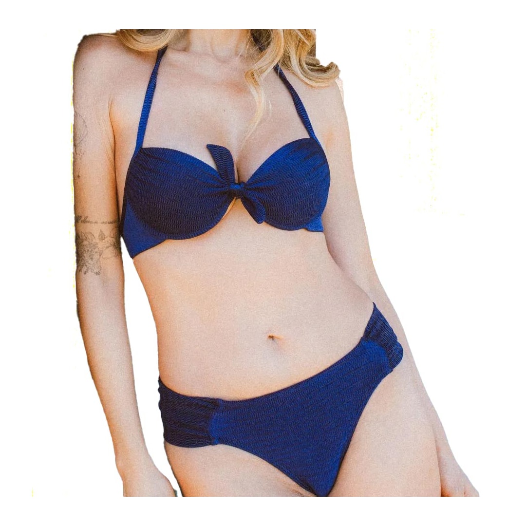 Beira Amar Rio Biquini Adulto 370/473 Azul Texturizado