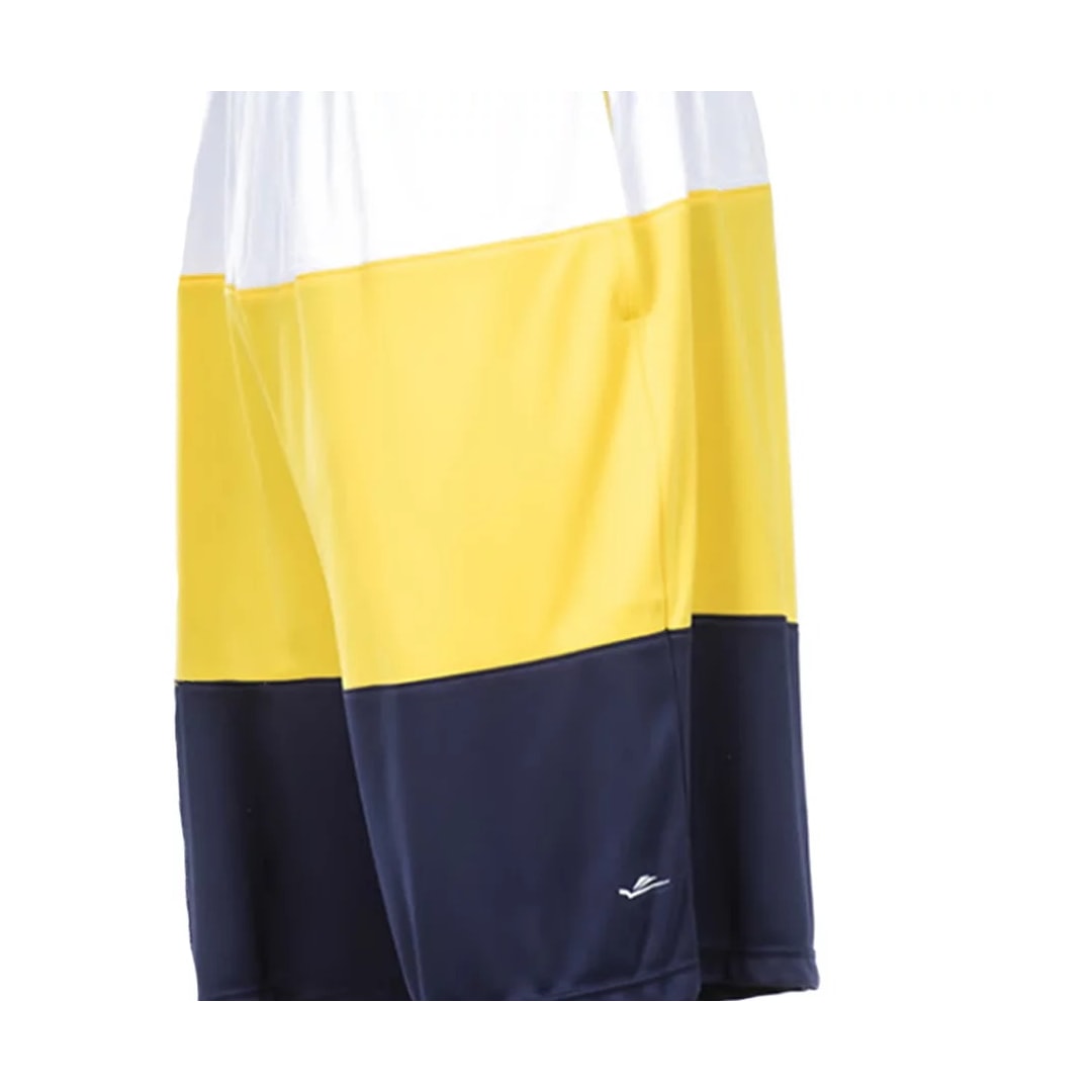 Bermuda Elite Com Elastico Masculino 34447 Bco/Amarelo/Marinho