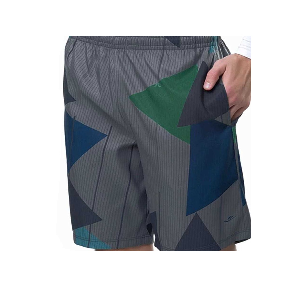 Bermuda Elite Com Elastico Masculino 34454 Grafite/Marinho Bermuda Elite Com Elastico Masculino 34454 Grafite/Marinho