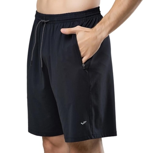 Detalhe - Bermuda Elite Elástico Helanca 034519 Preto