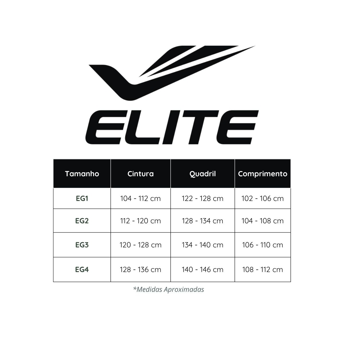 Bermuda Elite Elástico Helanca Plus 034519 Preto Bermuda Elite Elástico Helanca Plus 034519 Preto