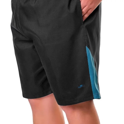 Bermuda Elite Masculina 34441 Preto/Petroleo