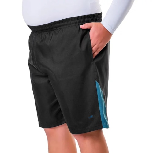 Bermuda Elite Masculina 34441 Preto/Petroleo