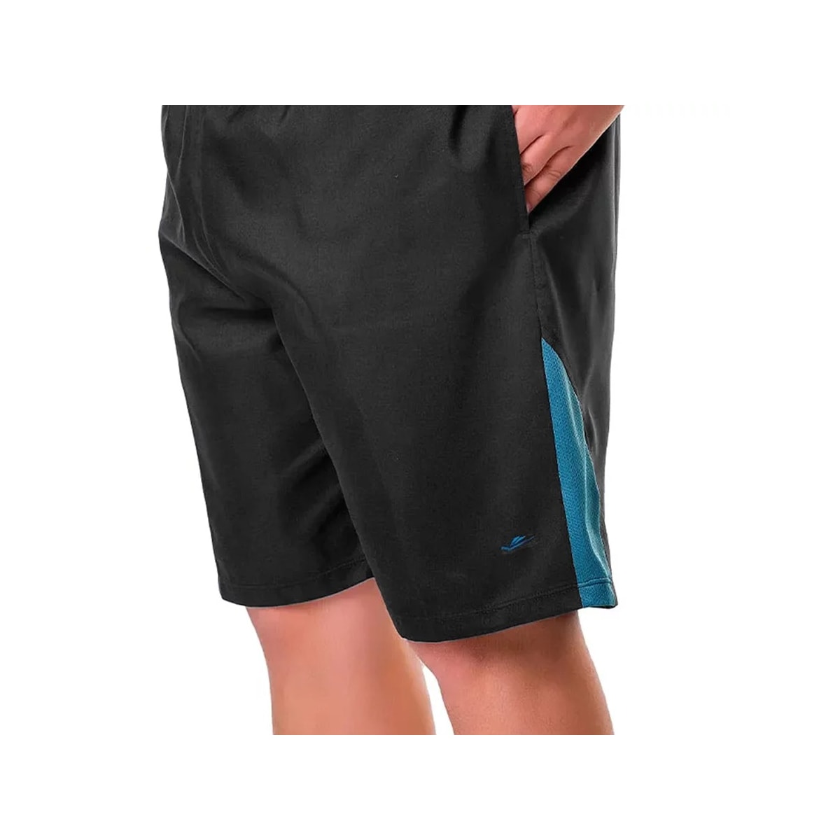 Bermuda Elite Masculina 34441 Preto/Petroleo Bermuda Elite Masculina 34441 Preto/Petroleo