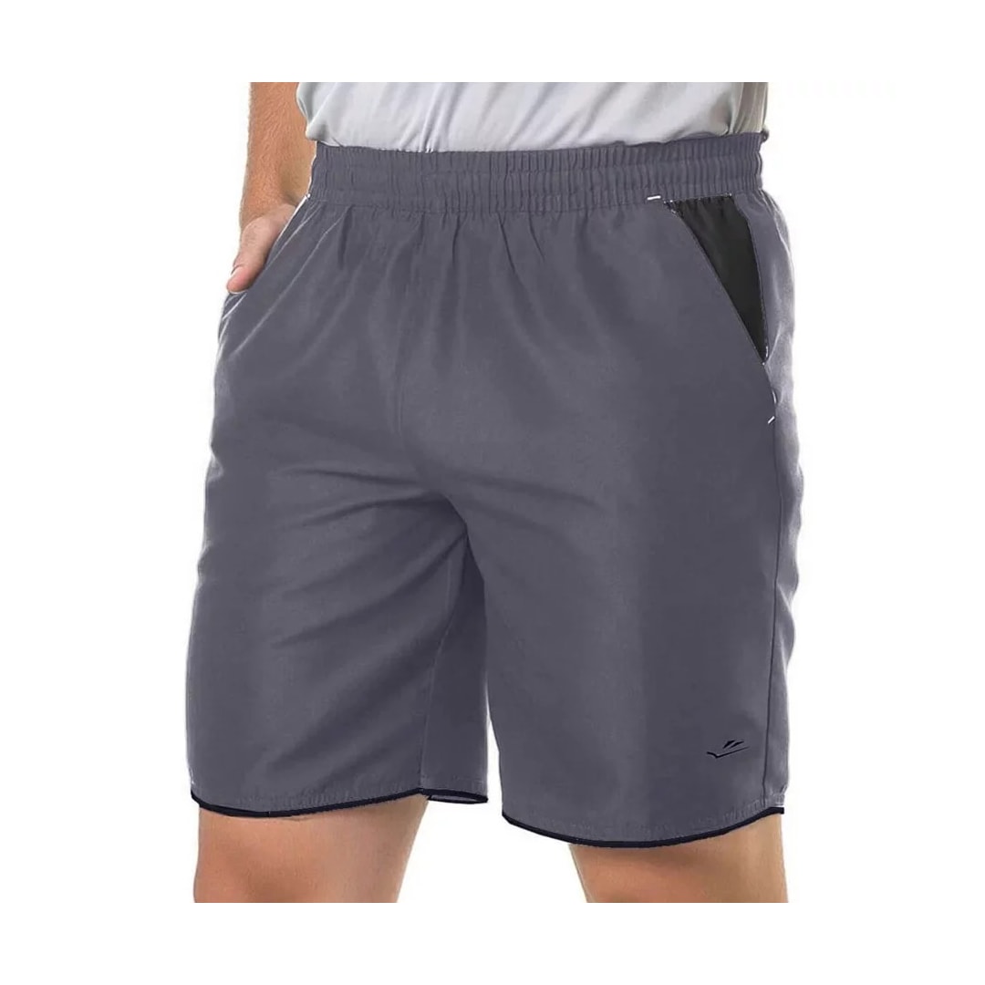 Bermuda Elite Masculina Sol De Verão 34153 Metal/Preto Bermuda Elite Masculina Sol De Verão 34153 Metal/Preto