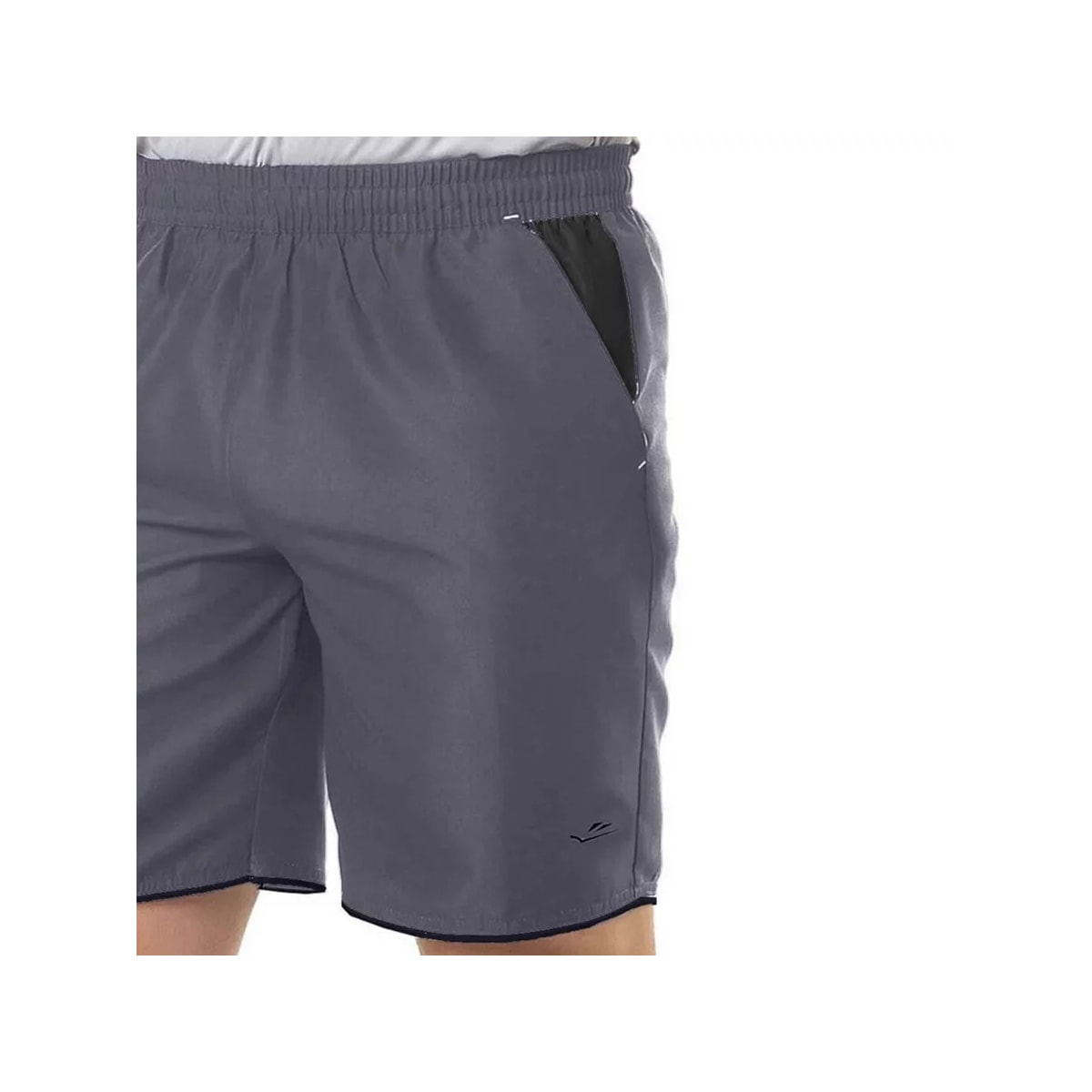 Bermuda Elite Masculina Sol De Verão 34153 Metal/Preto Bermuda Elite Masculina Sol De Verão 34153 Metal/Preto