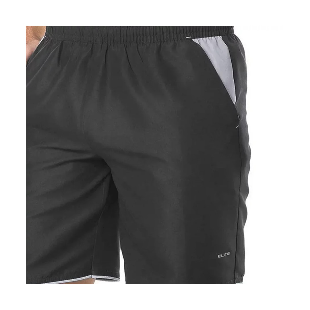 Bermuda Elite Masculina Sol De Verão 34153 Preto/Gelo