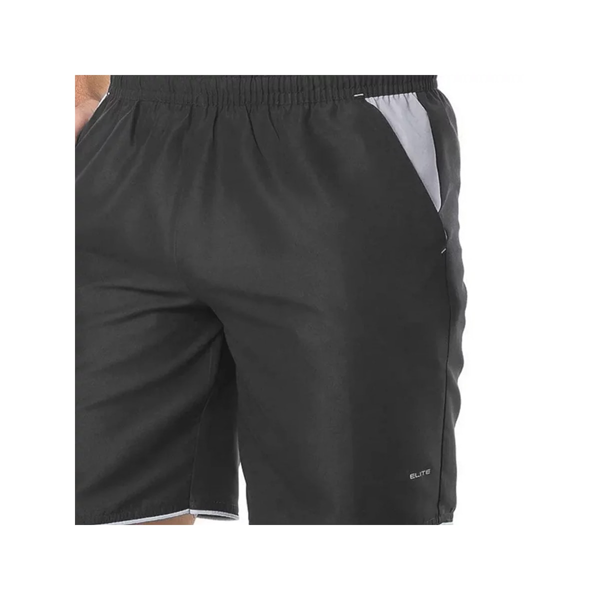Bermuda Elite Masculina Sol De Verão 34153 Preto/Gelo Bermuda Elite Masculina Sol De Verão 34153 Preto/Gelo