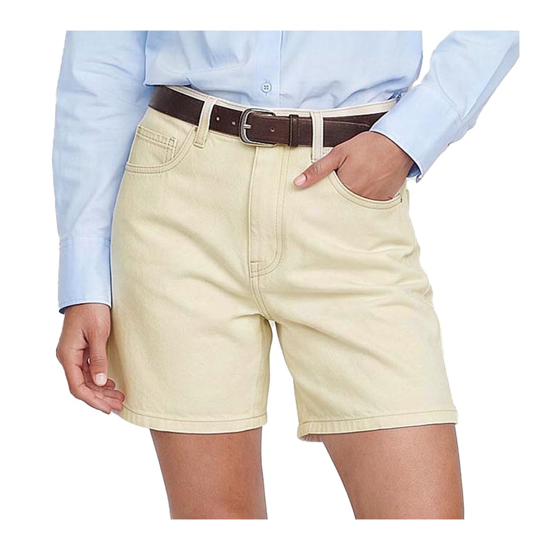 Bermuda Feminina Hering Sarja  Hch1 Natural