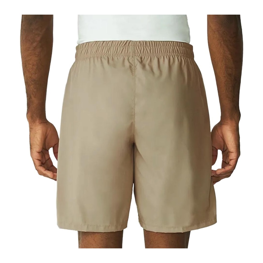 Bermuda Fila Elástico Tactel F11TR00017 Areia/Branco