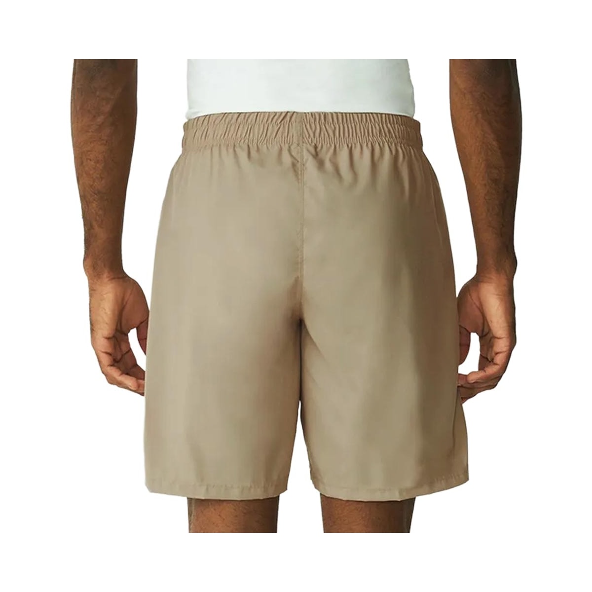 Bermuda Fila Elástico Tactel F11TR00017 Areia/Branco Bermuda Fila Elástico Tactel F11TR00017 Areia/Branco