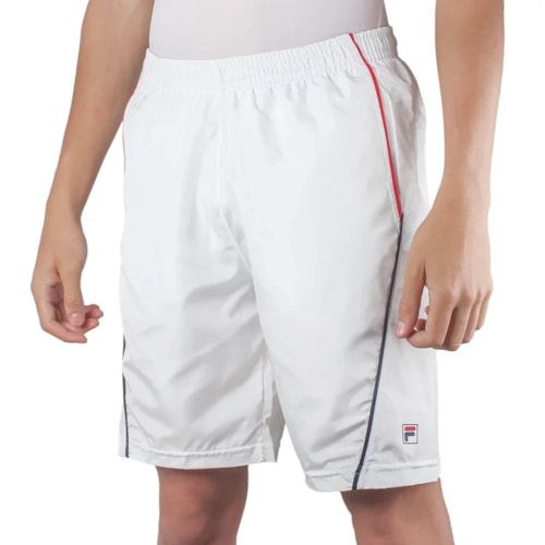 Bermuda Fila Masculina Cinci Ii F11tn047 Branco/Vermelho