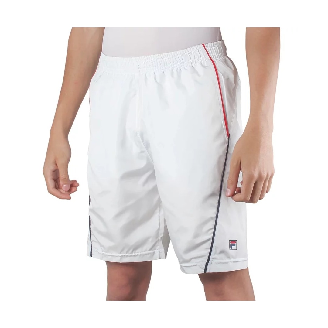 Bermuda Fila Masculina Cinci Ii F11tn047 Branco/Vermelho Bermuda Fila Masculina Cinci Ii F11tn047 Branco/Vermelho