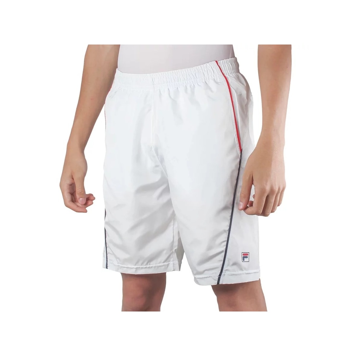 Bermuda Fila Masculina Cinci Ii F11tn047 Branco/Vermelho Bermuda Fila Masculina Cinci Ii F11tn047 Branco/Vermelho