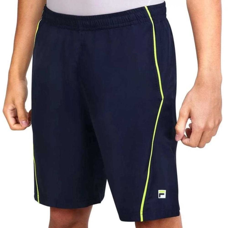 Bermuda Fila Masculina Cinci Ii F11tn047 Marinho/Verde Bermuda Fila Masculina Cinci Ii F11tn047 Marinho/Verde