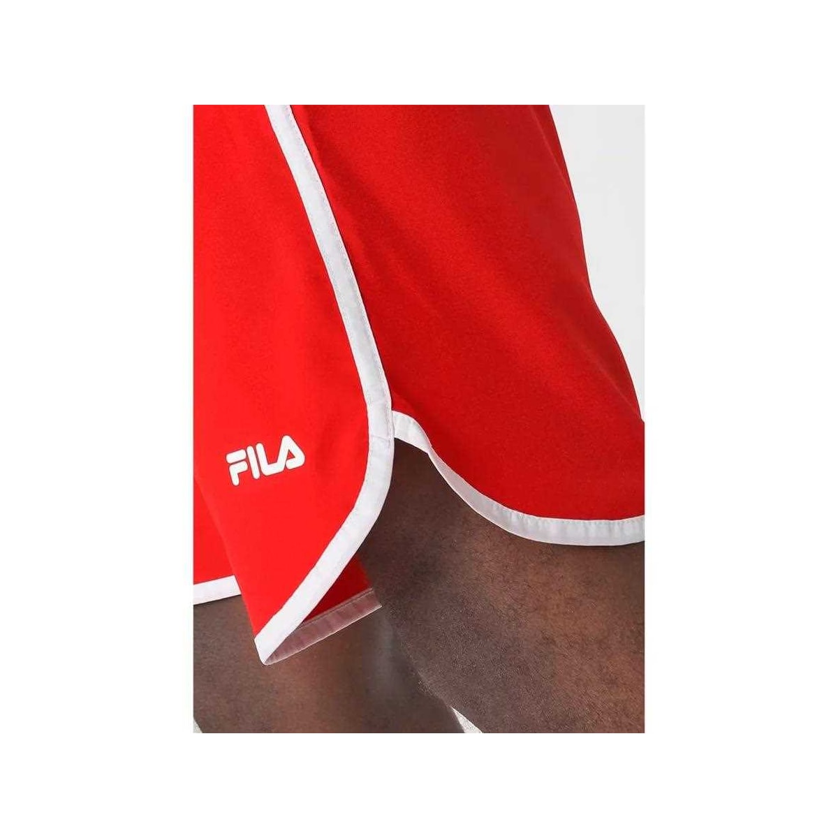 Bermuda Fila Masculina Curve Letter F11at132 Vermelho Chil/Branco Bermuda Fila Masculina Curve Letter F11at132 Vermelho Chil/Branco