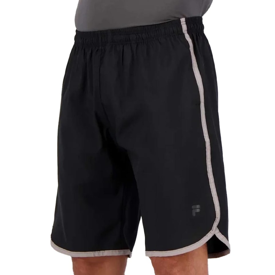 Bermuda Fila Masculina Curve Pro - At501032 Preto/Cinza