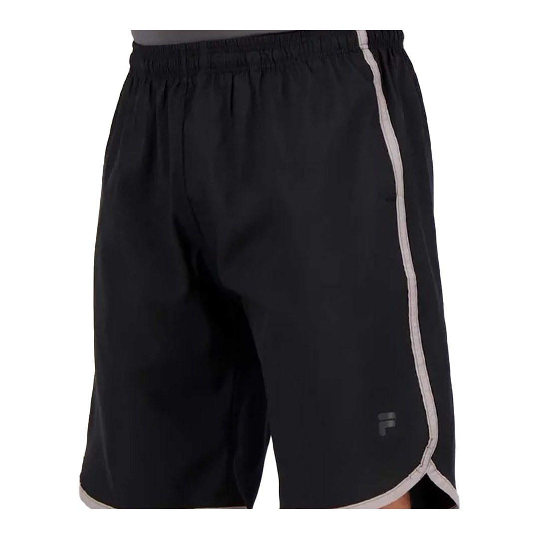 Bermuda Fila Masculina Curve Pro - At501032 Preto/Cinza