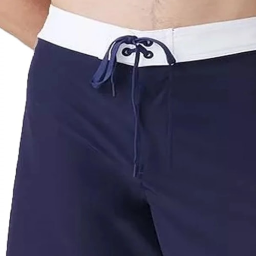 Detalhe - Bermuda Fila Masculina Sports F11sm029 Marinho/Branco