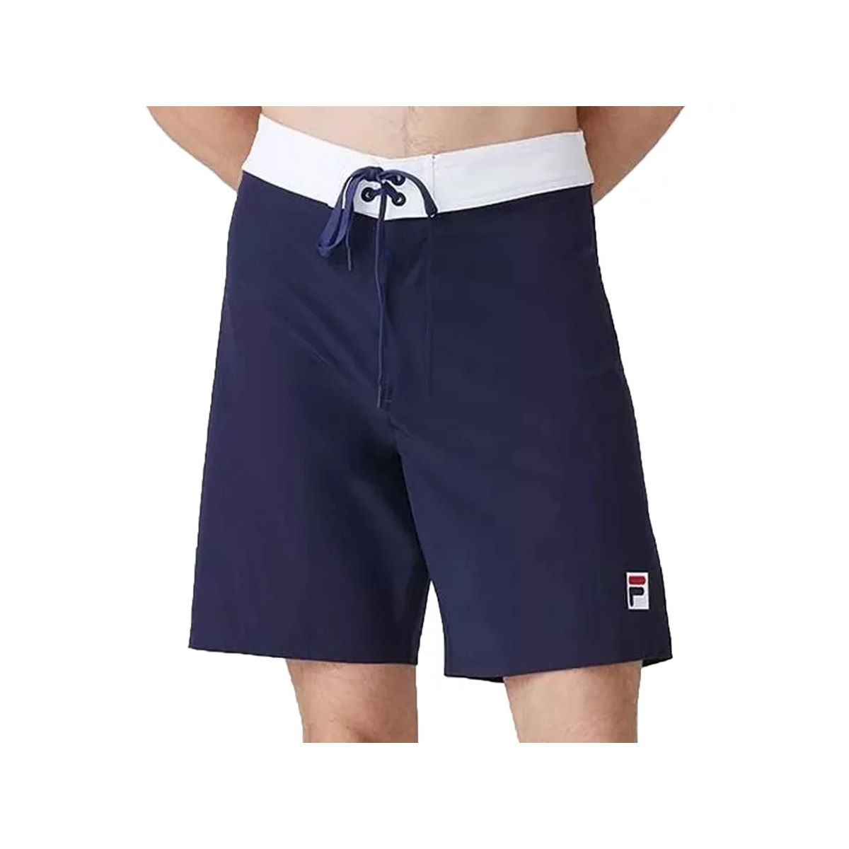 Bermuda Fila Masculina Sports F11sm029 Marinho/Branco Bermuda Fila Masculina Sports F11sm029 Marinho/Branco