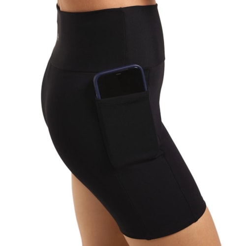 Detalhe - Bermuda Hering Fitness Sng7 Preta