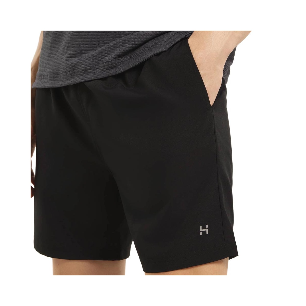 Bermuda Hering Masculina Elástico Tactel Sc47 Preta