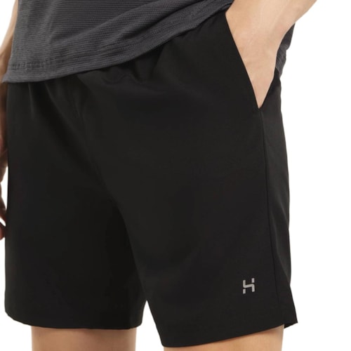 Bermuda Hering Masculina Elástico Tactel Sc47 Preta