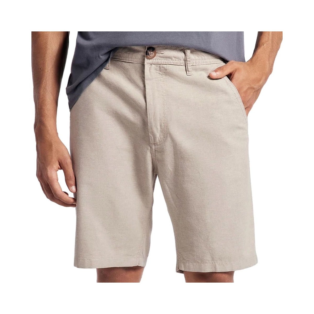 Bermuda Hering Masculina Sarja Ktvg Bege Bermuda Hering Masculina Sarja Ktvg Bege