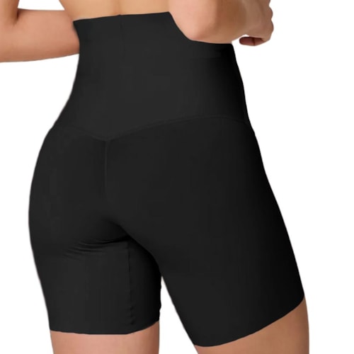 Detalhe - Bermuda Liebe Modeladora 302103 Preto