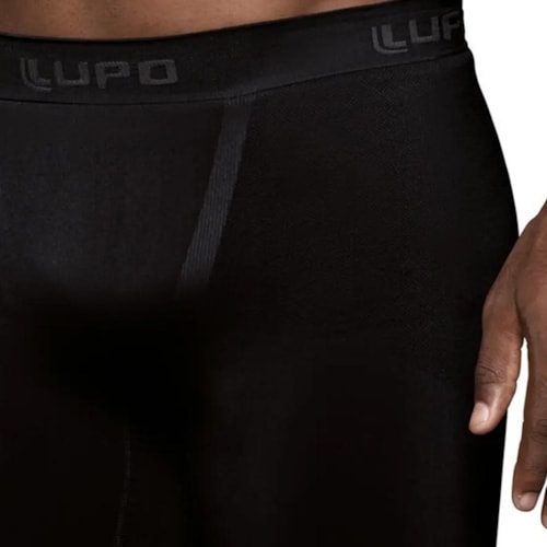 Detalhe - Bermuda Lupo Térmica I-Max Preto