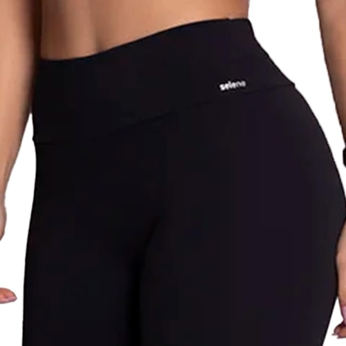 Detalhe - Bermuda Selene Fitness 20835 Preto