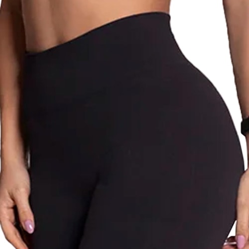 Detalhe - Bermuda Selene Fitness 20920 Preto