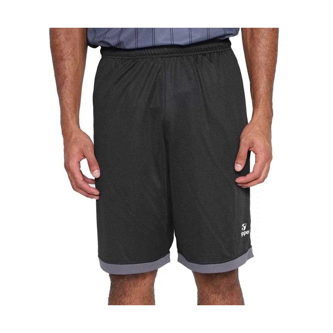 Bermuda Topper Basket Geometric Masculina 4323078 Preto