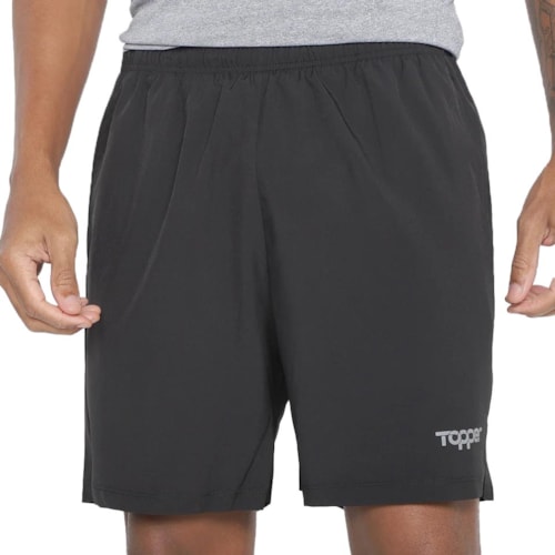 Bermuda Topper Masculina Treino Brief Ii 4323034 Preto