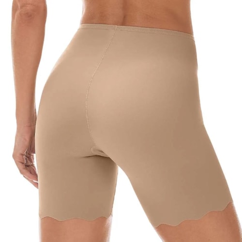 Detalhe - Bermuda Zee Rucci Corte A Laser Invisible Zr2900-004 C122 Bege