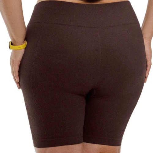 Detalhe - Bermuda Zee Rucci Fitness Zr0701-020 V45 Cafe