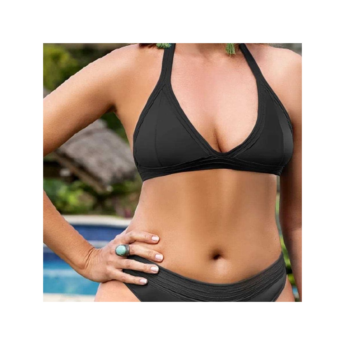 Biquíni Acqua Senhoril Sem Bojo 1175 Preto Biquíni Acqua Senhoril Sem Bojo 1175 Preto