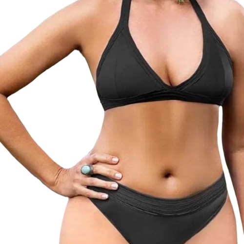 Detalhe - Biquíni Acqua Senhoril Sem Bojo 1175 Preto