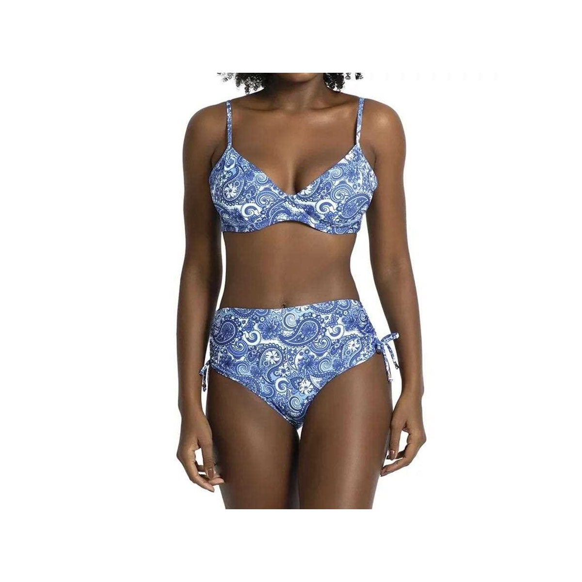 Biquíni Marcyn Com Aro 629.7222 Azul/Branco Biquíni Marcyn Com Aro 629.7222 Azul/Branco
