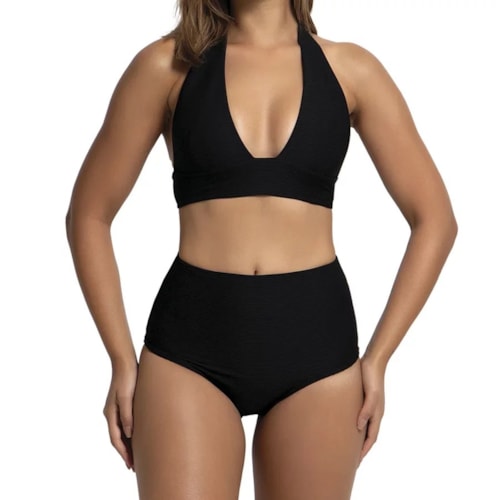 Biquini Marcyn Fixo Com Hot Pant 629.7225 Preto