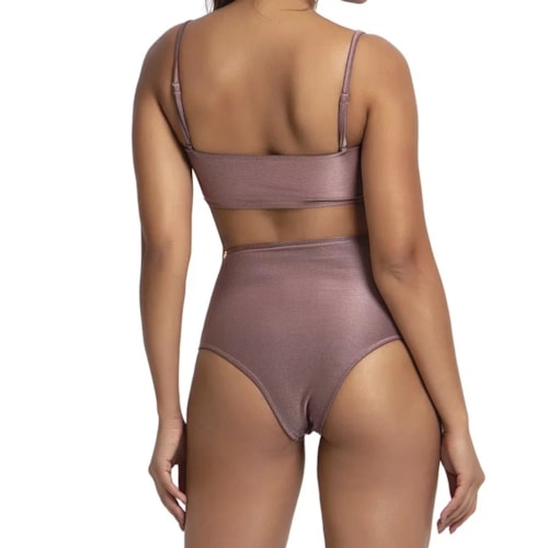 Biquini Marcyn Top Faixa Hot Pant 629.7237 Bronze