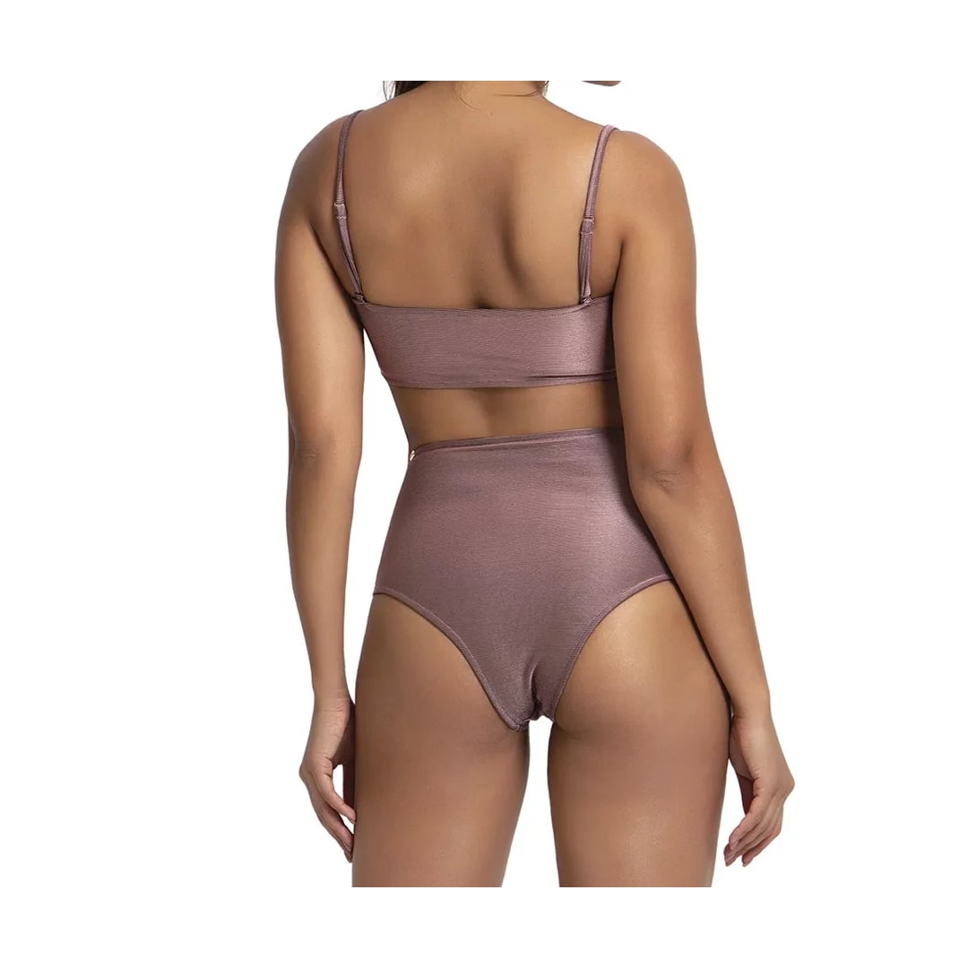 Biquíni Marcyn Top Faixa Hot Pant 629.7237 Bronze Biquíni Marcyn Top Faixa Hot Pant 629.7237 Bronze