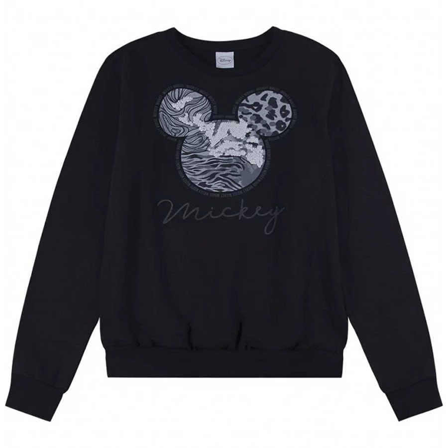 Blusa Cativa De Moletom D10338 Preto Blusa Cativa De Moletom D10338 Preto